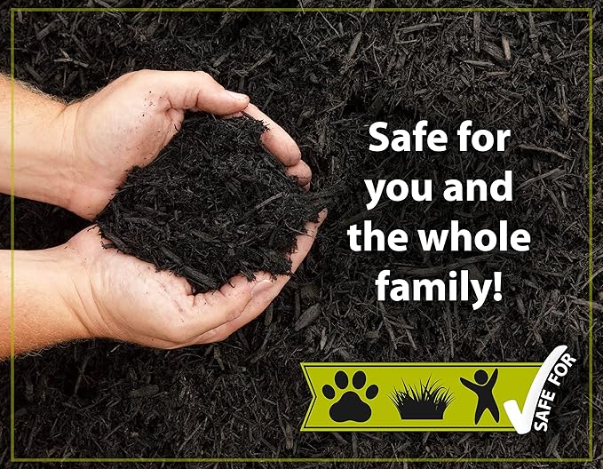 Red Mulch Color Concentrate - Quart - Treats 2,800 Sq. Ft. - Deep Burgundy Red Mulch Dye Spray