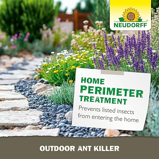 Outdoor Ant Killer, Ant Bait Granules 1 lbs Treats up to 2,000 sq. ft. & Lasts up to 4 Weeks, Home Perimeter Treatment for Organic Gardening, Insect Bait Attracts and Kills (1 lb)