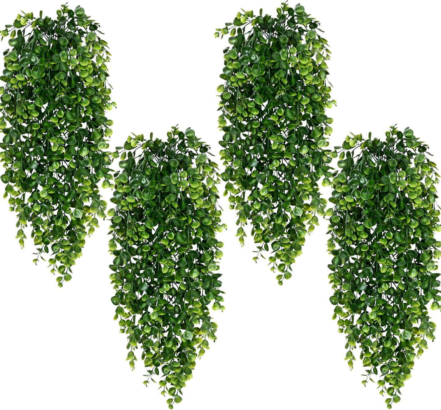 Waipfaru 8Pcs Fake Hanging Plants 2.7ft Fake Plants UV Resistant Fake Vines Artificial Decor for Indoor Outdoor Party Wall Porch Wedding Decoration