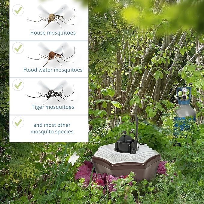 BIOGENTS BG-Booster • CO2 Upgrade for The BG-Mosquitaire Outdoor Mosquito Trap • Upgrade Your BG-Mosquitaire to Target All Biting Mosquitoes