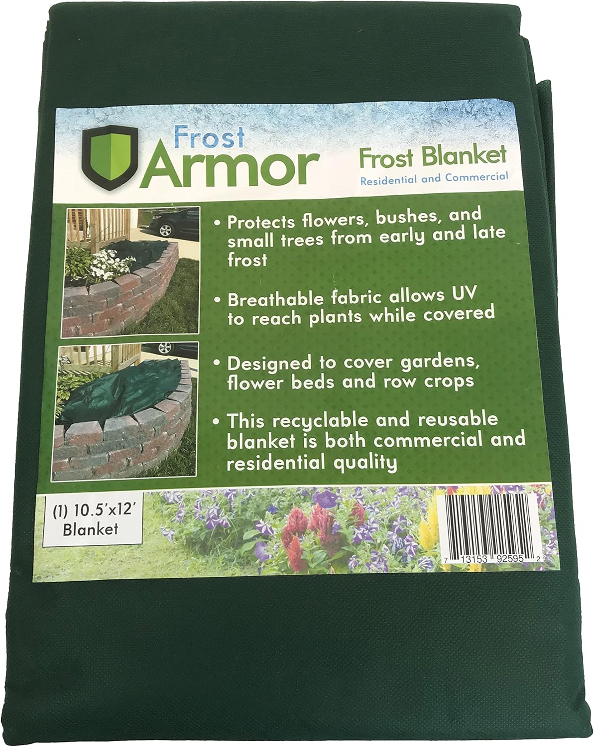 Frost Armor Blanket 10.5' Foot X 12' Foot (Frost Protection for Plants)