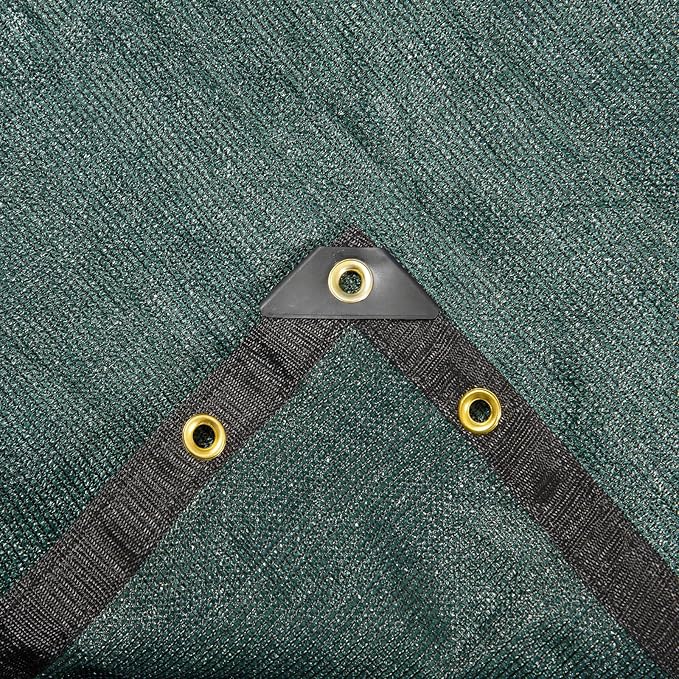 E.share 90% Heavy Duty Shade Cloth for Garden, 20 Ft X 40 Ft Sun Shades Outdoor Patio with Grommets for Plant Covers,Porch Screen,Pergola Shade Cover,Greenhouse,Green