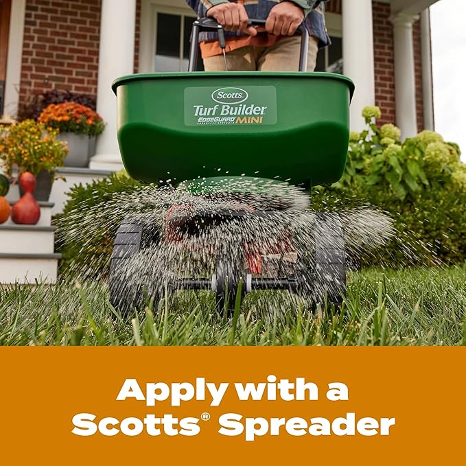 Scotts Turf Builder WinterGuard Fall Weed & Feed5, Weed Killer Plus Fall Fertilizer, 12,000 sq. ft., 33.84 lbs.