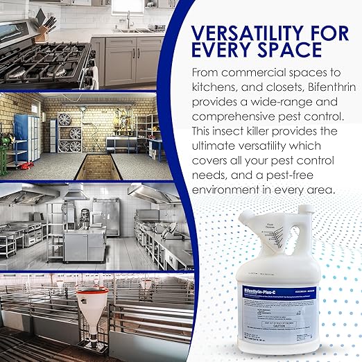 Insecticide (96 oz) - Roach Killer Indoor Infestation, Termite Treatment, Ant Control & Wasp Spray - Home Pest Control, Residential, Commercial, and Industrial Use