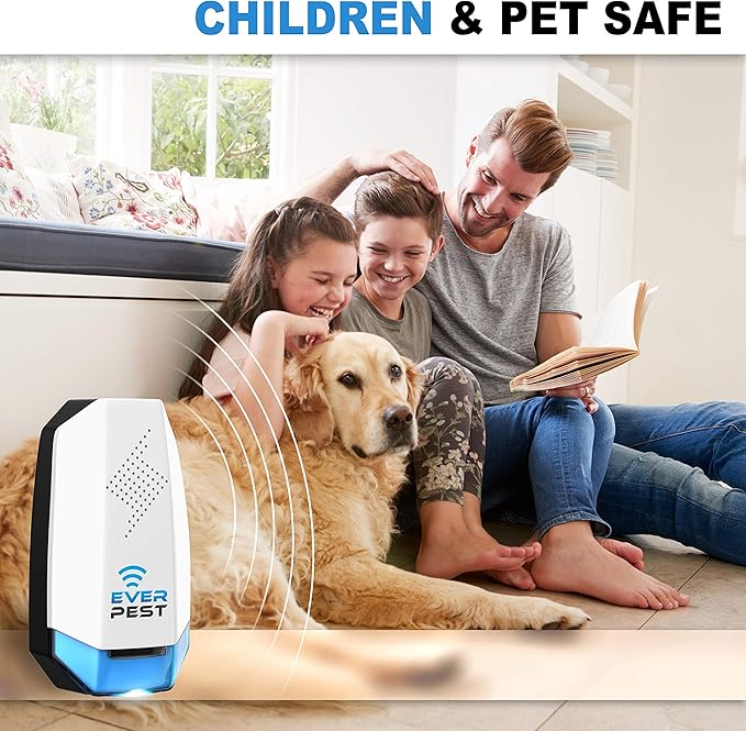 Ultrasonic Pest Repeller Control Plug in 2 Pack- Electronic Insect Defender - Roach Bed Bug Mouse Mosquito - Indoor Reject - for Cockroach Ants Mice Fly Rat Bedbug Model UD9284