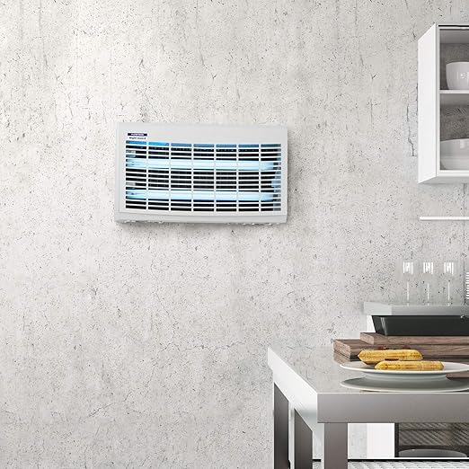 Flowtron Portable Indoor Fly Trap| Electric Insect Killer for Flies & Gnats with Dual Lure Method 30W UV Light & Pheromone Attractant | Sticky Strips, 500 Sq Ft for House & Restaurants