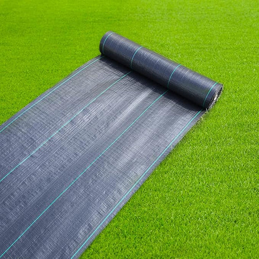 Weed Barrier 6ftx100ft Landscape Fabric Roll, Premium 3.2oz Black Weed Barrier Fabric Garden Landscaping Fabric