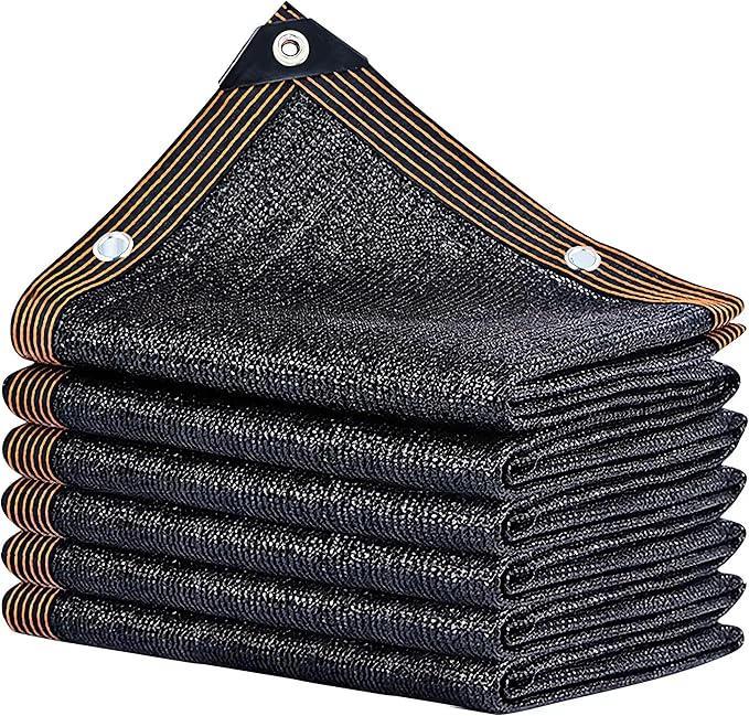 winemana 90% Shade Cloth, Dog Kennel Shade Cover, 6.5 x 20 FT Sturdy Durable Sunblock Shade Mesh Tarp with Grommets for Patio Plants Greenhouse Chicken Coop Porch