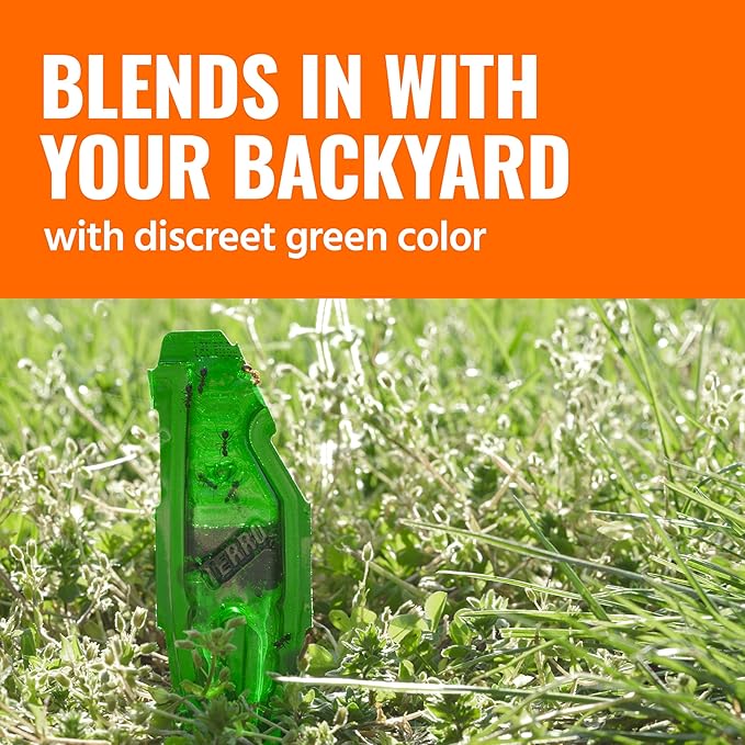 TERRO Liquid Ant Baits - T1813B - Outdoor Ready-to-Use Terro Ant Traps, Kills Household Ants, 12 Stakes