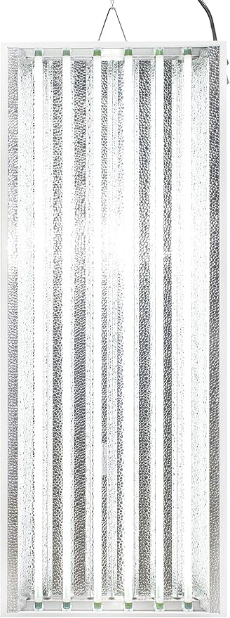 4Ft X 18In 6Lamps 300W T5 Fluorescent Grow Lights with 6500K Grow Lamps and 30000 Lumens & High PPFD, Great for Seeding, Colon, and VegGrowing Stages of Indoor Garden Plant. Growing Fast!