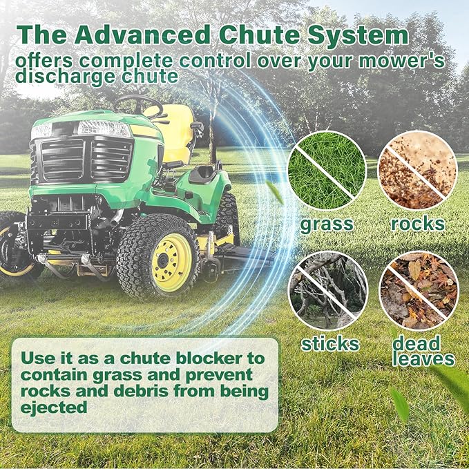 ACS6000B Advanced Chute System Compatible with Bad Boy Mowers, 54" / 60" / 61" / 72", Chute Blocker Replace Part Number 088-6000-00, 088600000