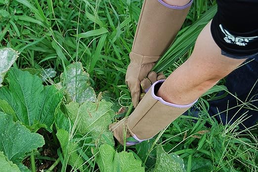 Magid Glove & Safety Professional Rose Pruning Thorn Resistant Gardening Gloves with Long Forearm Protection for Women (BE195TS) - Puncture Resistant, Small (1 Pair)