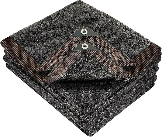 winemana 50% Black Shade Cloth, 8 x 20 FT Durable Mesh Tarp with Grommets, Garden Sunblock Shade Cloth Shading Antifreezing for Plants Cover, Greenhouse, Barns Kennel, Patio, Tomatoes