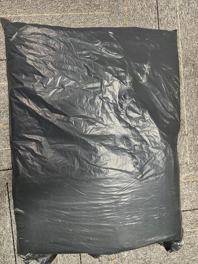 EsLuker.ly 6 Pack Garden Lawn Leaf Waste Bags, 71 Gallons Reusable Yard Litter Bag with 2 Pairs Gardening Gloves, Heavy Duty Trash Containers with Handles for Outdoor Cleanup, Ideal for Homeowners