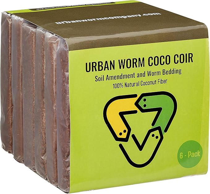 Urban Worm Coco Coir Soil Amendment and Bedding (6)