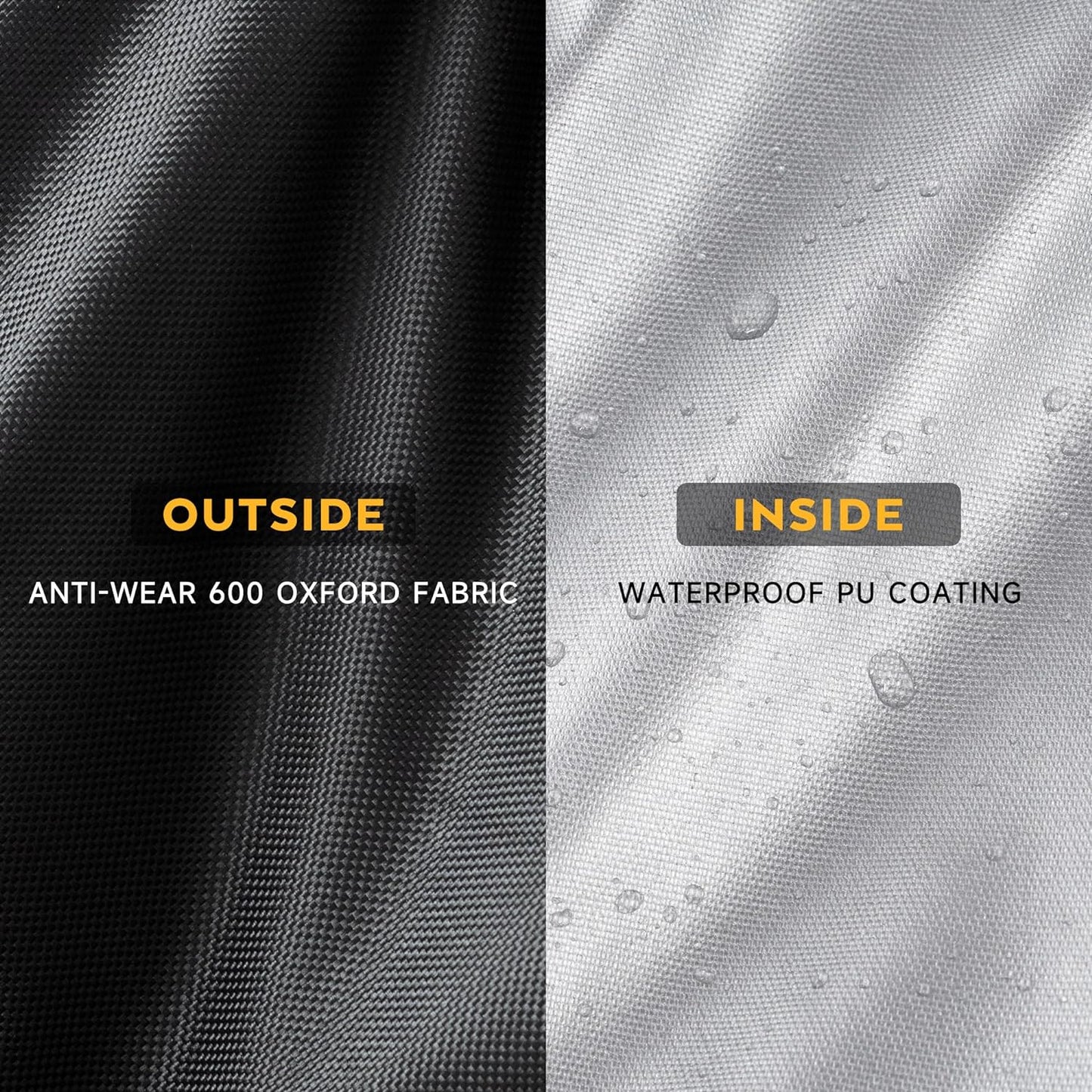 Grill Cover for VEVOR Commercial Electric Griddle, Heavy-Duty 600D Tabletop BBQ Cover for VEVOR 22" Electric Flat Top Grill