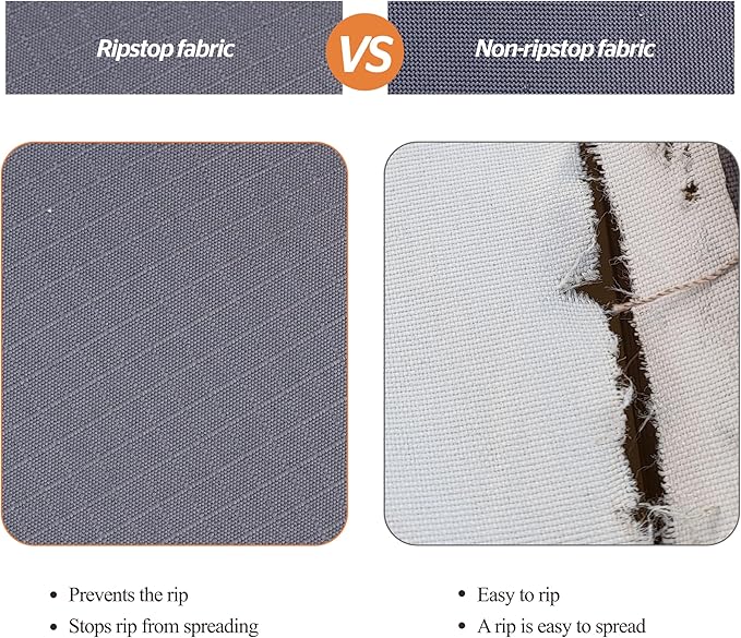 Patio Chair Cover, Outdoor Lounge Cover, Heavy Duty, Waterproof Lawn Chair Covers, 43W x 42D x 42H, Grey, 2-Pack