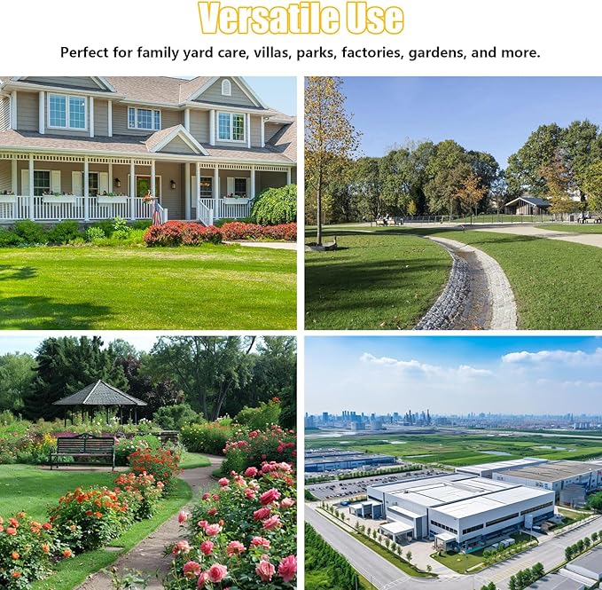 16" Manual Push Reel Lawn Mower - Hand Push Lawn Mower with Bag, Steel & Aluminum 2-in-1 Grass Cutter, Adjustable Cutting Height 0.47-1.65" for Small Yards, Gardens (Orange/Black)