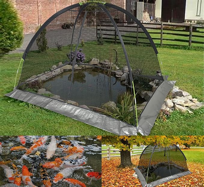 Plant Cover Crop Cage: Breathable Mesh Netting with Zipper Access UV-Proof 7x5x4.4FT for Vegetable Beds & Berry Bushes