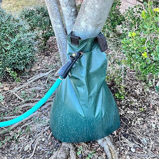 (25+1 Value Pack) 20 Gallon Tree Watering Bags, Heavy Duty and Slow Release Gator Bag for Trees, Premium PVC Plant Drip Irrigation Bags,5-8 Hours Releasing Time,Reusable