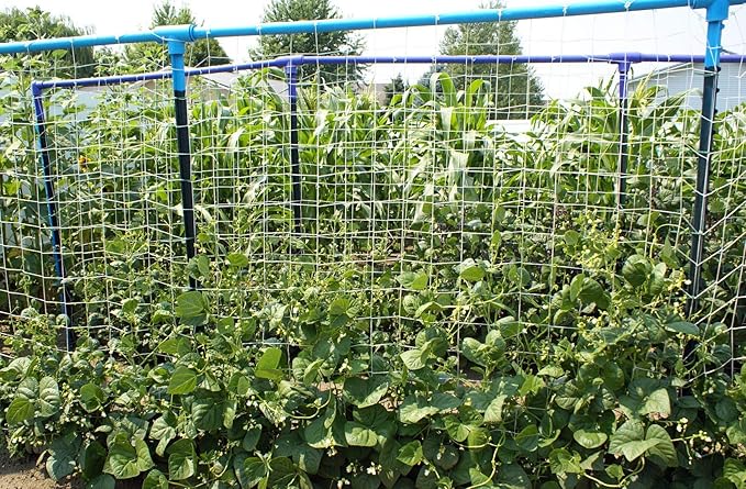 Professional Garden Trellis Netting Bulk Roll - 4ft x 3280ft Heavy-Duty Garden Netting for Climbing Plants,Garden Melons Vegetables, Grape Racks, Hydroponic