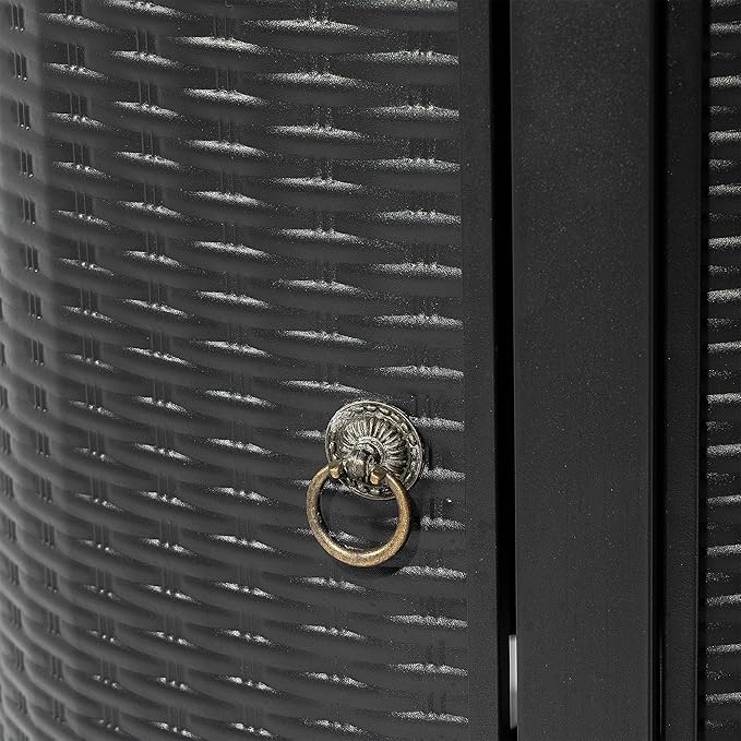 30'' Concrete Round Gas Fire Pit, 50,000 BTU Steel Outdoor Fire Tables, Fire Table with Lid, Add Warmth & Ambience to Gatherings and Parties On Patio Deck Garden Backyard.