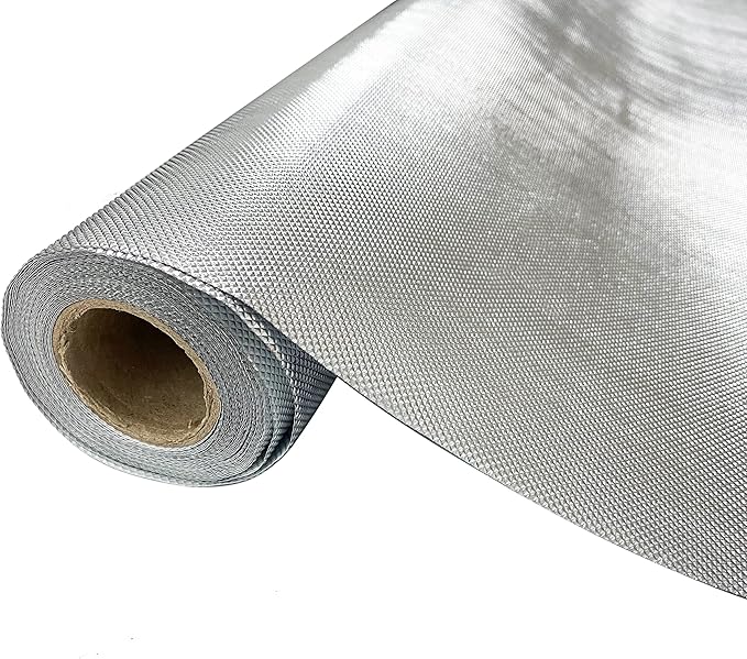 TEXALAN(R) Mylar Film Roll Diamond Film Foil Roll Highly Reflective for Grow Room 6 Mil 4X25FT