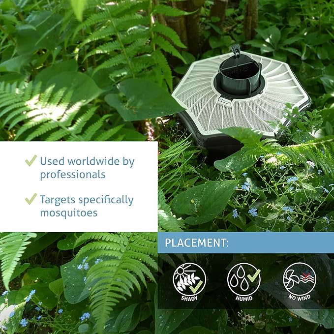 Biogents Mosquitaire Outdoor Mosquito Trap with Sweetscent Lure | Eco-Friendly, Pesticide-Free, Pet-Safe Repellent Alternative | Electric Catcher for Comprehensive Mosquito Control
