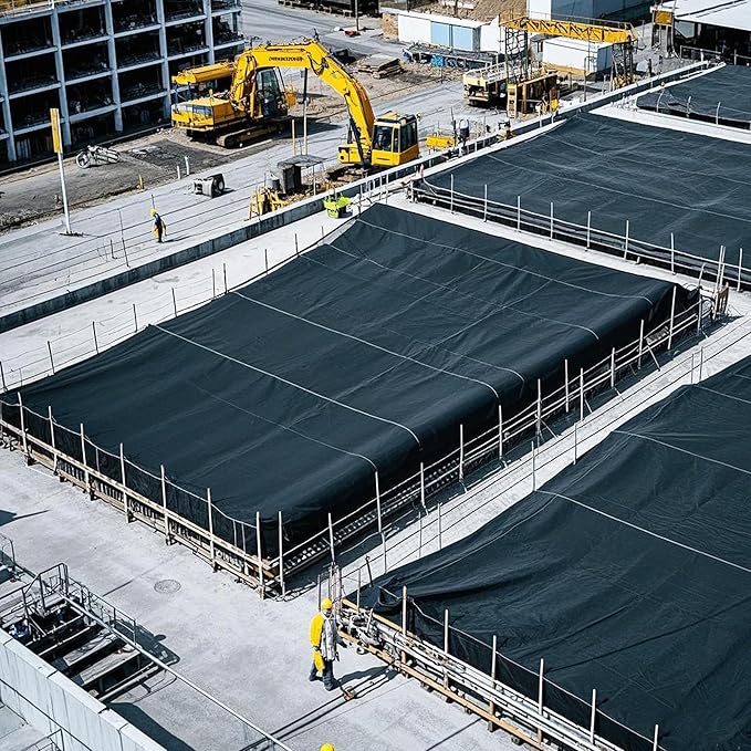 winemana Black Shade Cloth 30x30 FT– 90% Sun Shade Mesh Tarp for Greenhouse, Garden, Patio, Dog Kennel, Chicken Coop, and Outdoor Protection, Plants Cover Shade Netting with 2 Reinforced Grommets