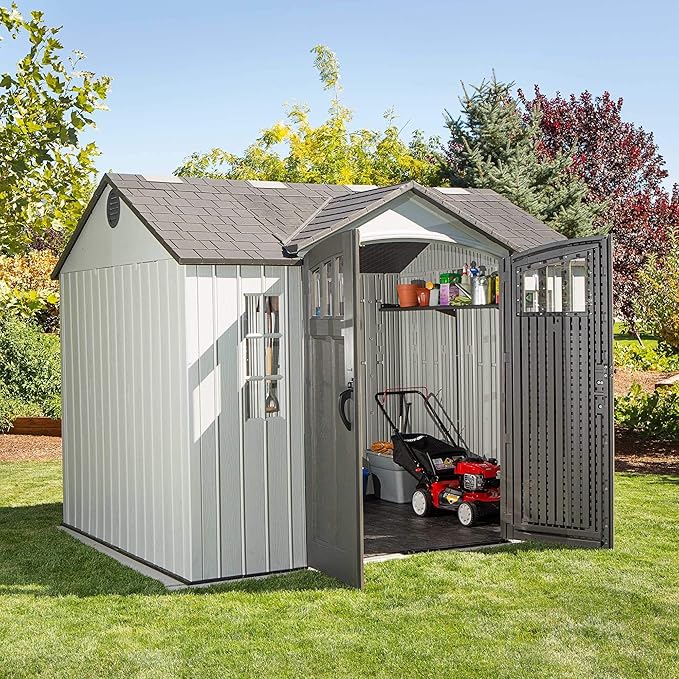 Lifetime 60243 10 x 8 Ft. Outdoor Storage Shed