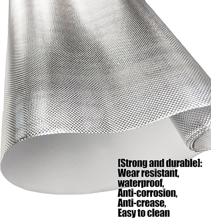 6 Mil Mylar Film Roll Diamond Film Foil Roll Highly Reflective Grow Room (4X50FT)