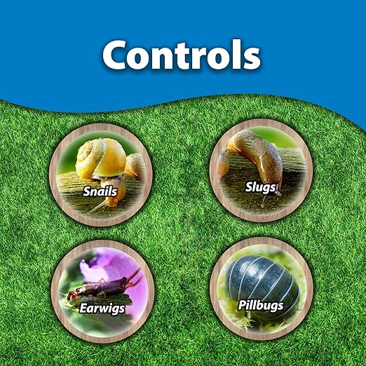 Monterey Sluggo Plus Bundled with Measuring Spoon - Snail & Slug Killer, Plus Controls Other Insects, OMRI Listed for Organic Gardening - 2.5 lb jug