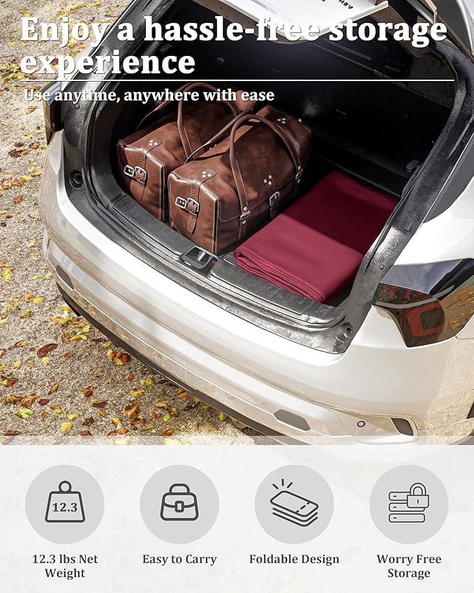 10 X 20 Ft Canopy Replacement Cover Heavy Duty Waterproof UV & Tear Resistant Car Tarp Canopy Tent Garage Top Shelter Oxford Cover with Ball Bungees (Frame is Not Included)