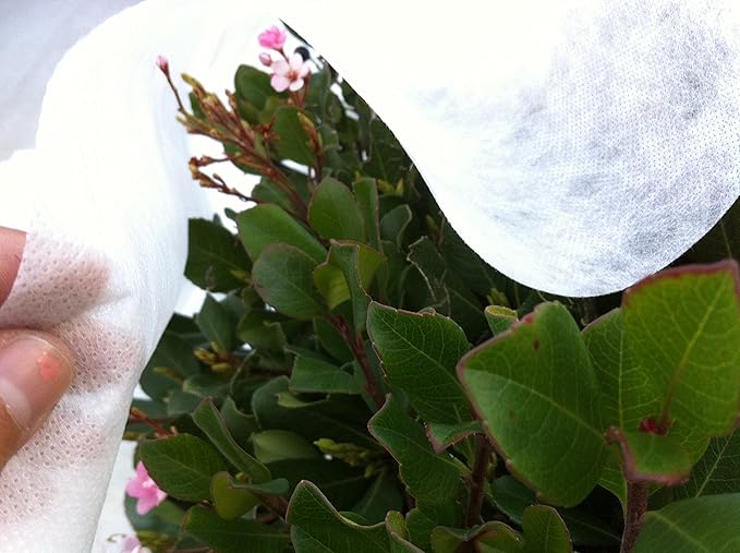 Agfabric Plant Cover Freeze Protection 0.55oz 6'x150' Floating Row Cover for Winter Cold Weather Protection Season Extension,White