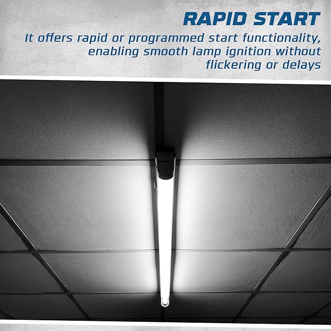 Replacement for Keystone KTEB-120-1-TP-EMI 1 Lamp T12 Electronic Fluorescent Ballast | 120V Input with Instant Start Operation | 0.90 Ballast Factor, UL-Approved