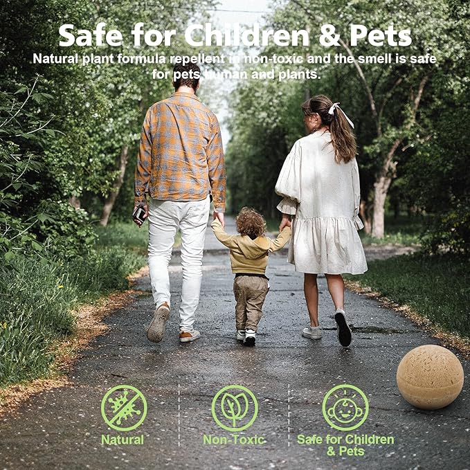 20 Pack Deer Repellent, Rabbit Repellent, Deer Deterrent, Powerful Deer Repellent Outdoor for Plants, Rabbit Repellant for Garden, Deers Repellent for Outdoor Tree Yard, Safe for Deer and Plants