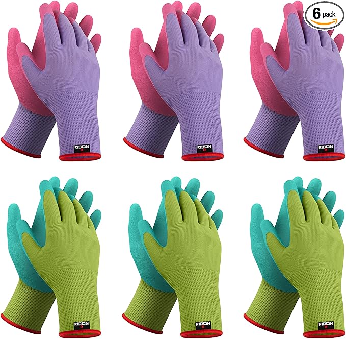 NoCry Premium Women's Gardening Gloves with Strong Non-Slip Grip - 100% Breathable, Superior Dexterity - Perfect Eco-Friendly Garden Gloves for Women