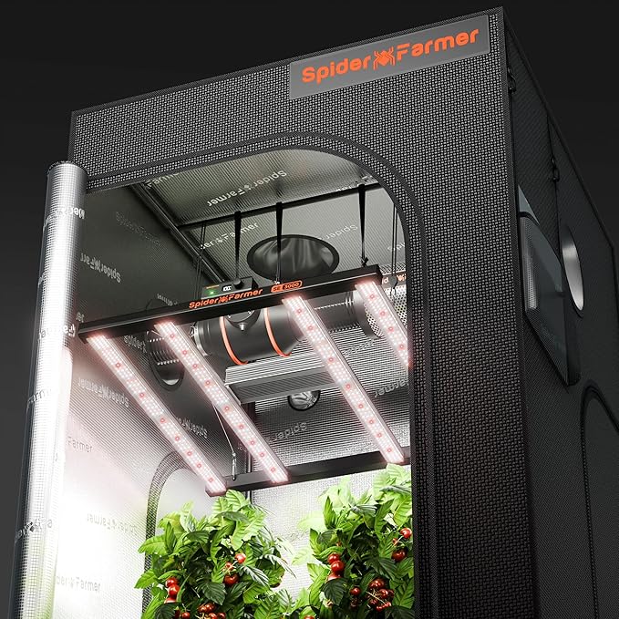 Spider Farmer SE3000 LED Grow Lights 300W, Samsung LM301H EVO Diodes, 2025 Upgraded Remote App Control, 3x3ft Coverage Bar Style Grow Light, Full Spectrum Dimmable Grow Lamp for Indoor Plants