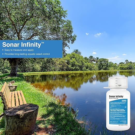 Aquatic Herbicide - 22 oz WDG Granules for DIY Pond and Lake Weed Control - Kills Duckweed, Milfoil, Hydrilla - Fish Safe, Easy to Use, Season-Long Results