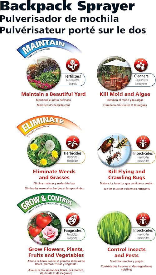 SOLO 425 4-Gallon Piston Backpack Sprayer, Wide Pressure Range up to 90 psi