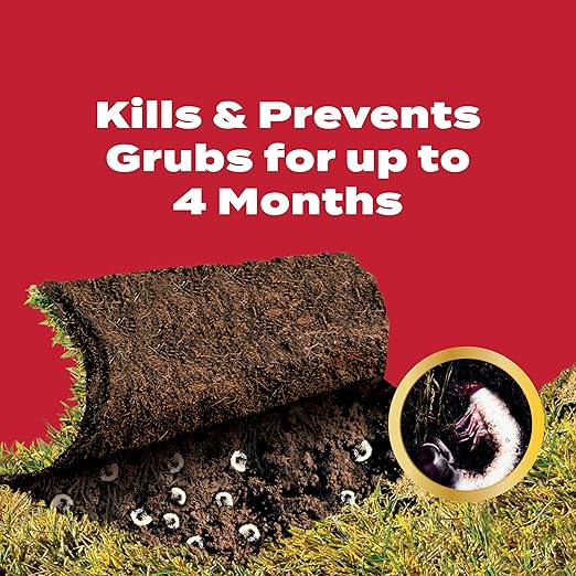 Scotts GrubEx1 Season Long Grub Killer Protects Lawns Up to 4 Months, 5,000 sq. ft., 14.35 lbs. (2-Pack)