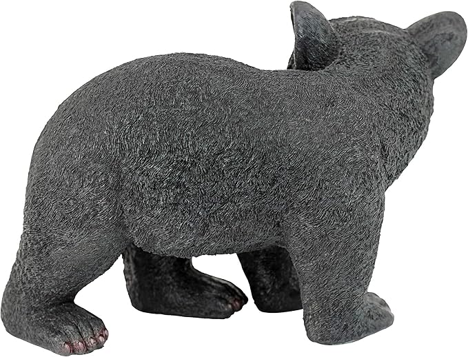 Design Toscano QM2594300 Roly-Poly Bear Cub Statue, Walking Bear,Full Color