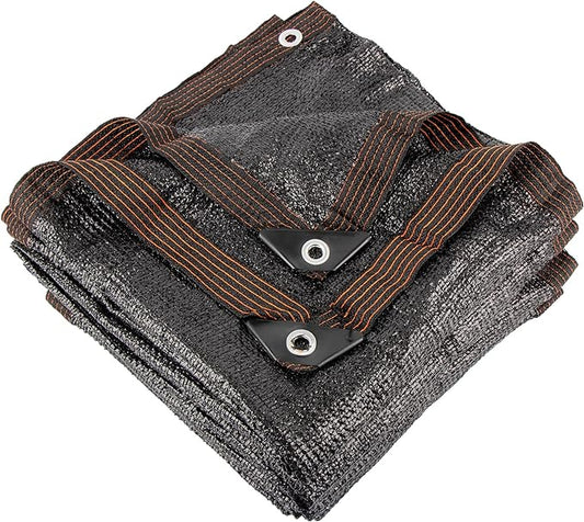 70% 20 X 30 FT Black Shade Cloth, Outdoor Sunblock Shade Cloth with Grommets, Durable Sun Shade Netting Shading Antifreezing for Patio, Garden, Plants Cover, Greenhouse, Barns, Dog Kennel