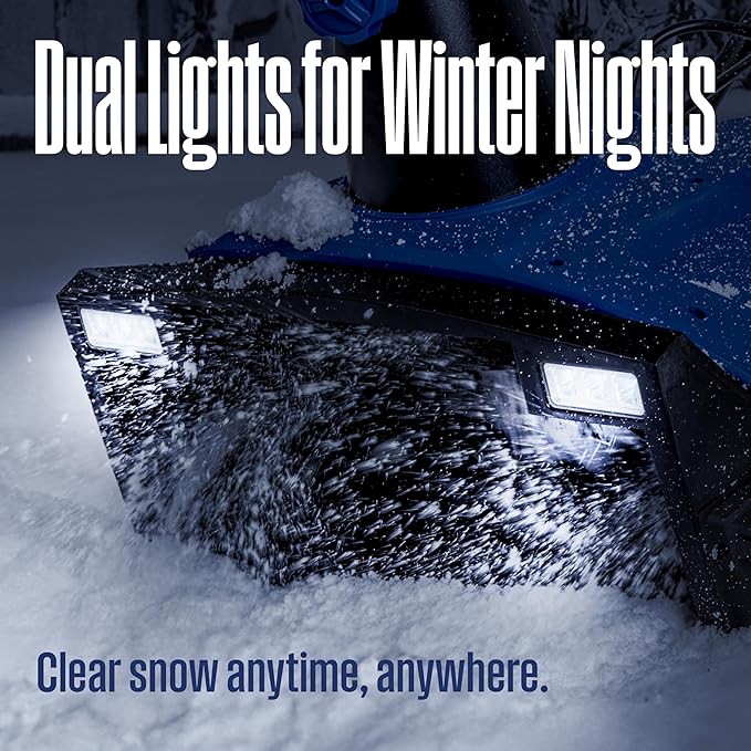 Westinghouse WSnow20 Corded Snow Blower 20 Inch, Steel Auger, Dual LED Lights, 1800 Watt Motor, Electric Snow Blower with 25ft Throwing Distance, Plows 680lbs/min, Adjustable Chute