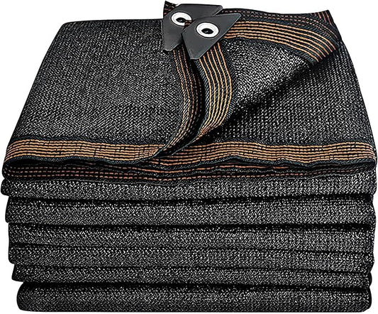 winemana 40% Black Shade Cloth, 20 x 30 FT Durable Mesh Tarp with Grommets, Resistant Garden Sun Shade Netting, Shading Antifreezing for Pergola, Greenhouse, Plants Growing, Chicken Coop