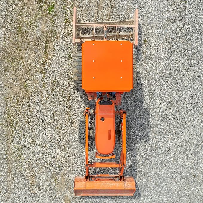 Universal Tractor Canopy | ROPS 1.5”-3” | Robust Steel | Orange | Easy Install