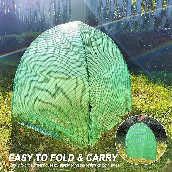 40″*40″*31″ Winter Plant Warm Covers - Raised Bed Cover, Garden Row Accelerator, Warm Tent Freeze Protection Humidity Domes for Germination, Seedling Propagation Protecting Plants from Animals 2 PCS