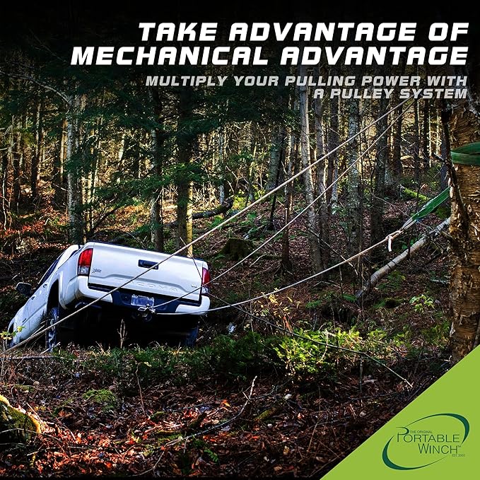 Portable Winch PCA-1274 Snatch Block - Heavy Duty Recovery Winch Snatch Block Pulley, Stainless Steel Winch Pulley, Portable Winch Accessories