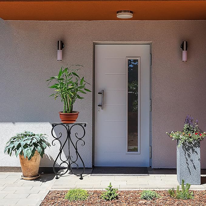 Metal Plant Stand, Heavy Duty Flower Pot Stand 17" Tall, Single Planter Holder for Indoor, Outdoor, Garden, Patio, Porch, Balcony, Home Decor, Black(1 Pack)