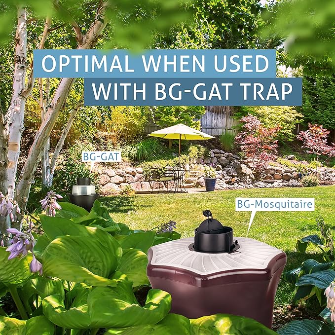 Biogents Mosquitaire Outdoor Mosquito Trap with Sweetscent Lure | Eco-Friendly, Pesticide-Free, Pet-Safe Repellent Alternative | Electric Catcher for Comprehensive Mosquito Control